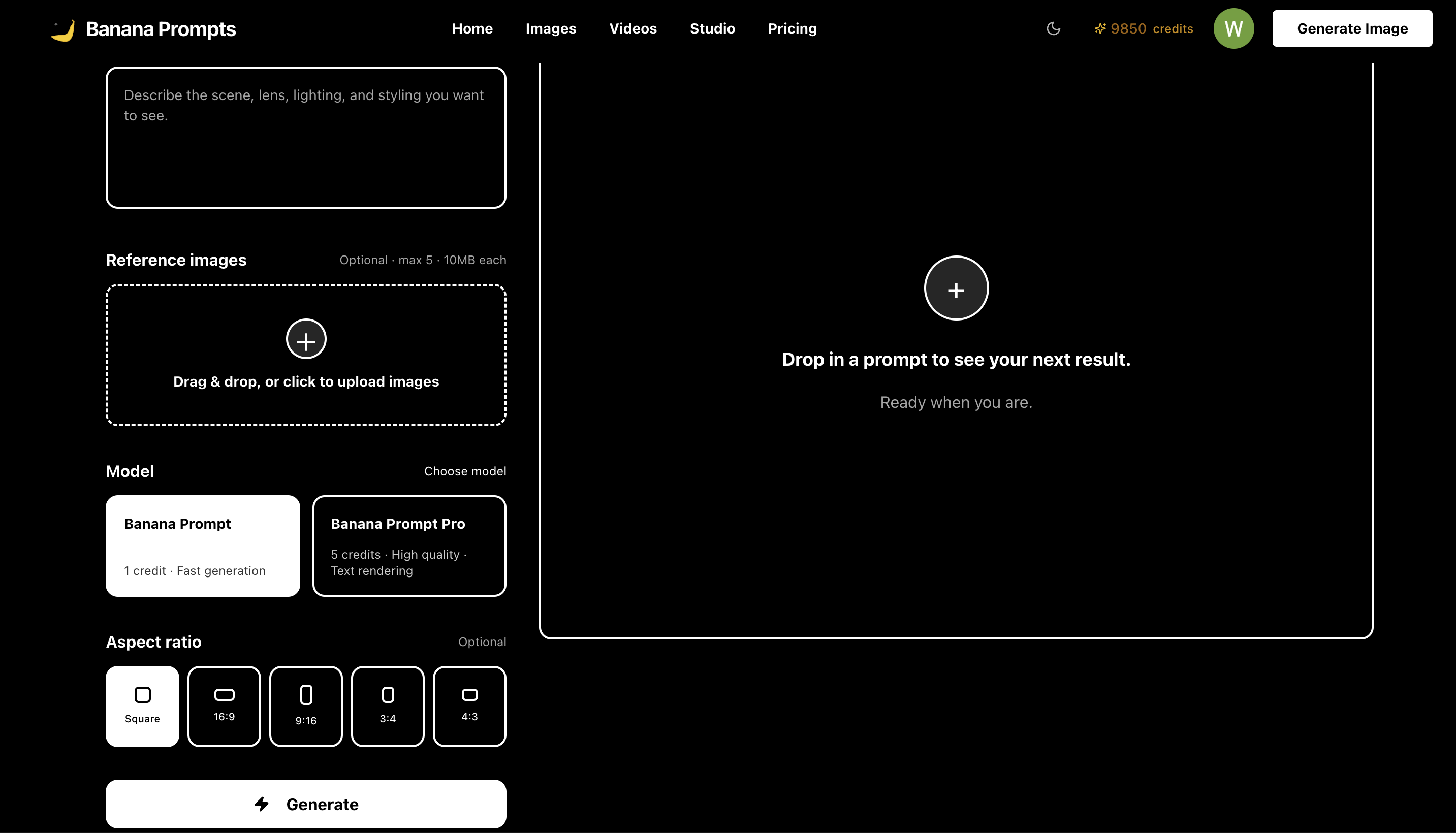 Banana Prompts Example